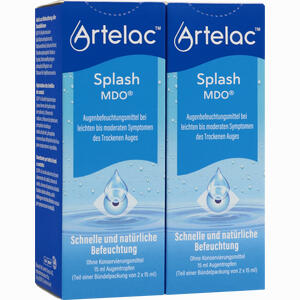 Artelac Splash Mdo Augentropfen 2 x 15 ml - ab 24,08 €