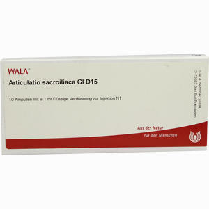 Articulatio Sacroil Gl D15 Ampullen 10 x 1 ml - ab 0,00 €
