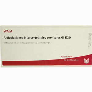Articulationes Intervertebrales Cervicales Gl D30 Ampullen 10 x 1 ml - ab 20,63 &euro;