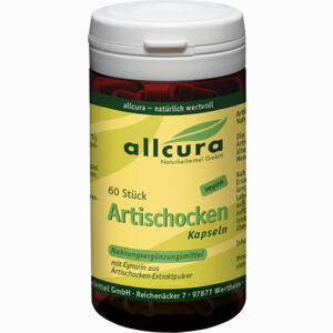 Artischocken Kapseln  allcura Naturheilmittel GmbH 60 Stück - ab 5,54 €