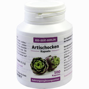 Artischocken- Kapseln Bio Diät  100 Stück - ab 0,00 €