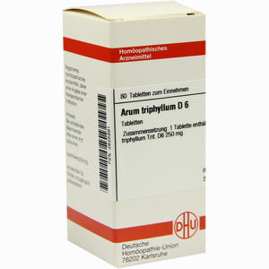 Arum Triph D6 Tabletten 80 Stück - ab 9,46 €