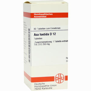 Asa Foetida D12 Tabletten 80 Stück - ab 0,00 €