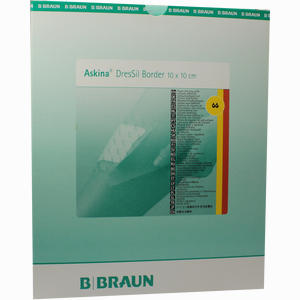 Askina Dressil Border 10x10 Silikon Schaumverband 10 Stück - ab 134,98 €