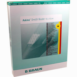 Askina Dressil Border 15x15 Silikon Schaumstoffverband 10 Stück - ab 245,95 €