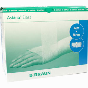 Askina Elast Cellophaniert 4mx8cm Binde 1 Stück - ab 1,01 €