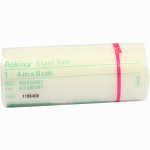 Askina Elast Fine 4mx8cm Cellophaniert Binde 1 Stück - ab 1,00 €