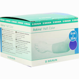 Askina Haft Color Blau 6cmx20m Binde 1 Stück - ab 15,57 €