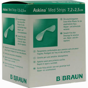 Askina Med Strips 7,2x2,5cm 100 Stück - ab 0,00 €