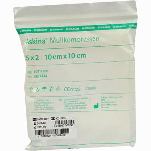 Askina Mullkompressen 10cmx10cm Steril  5 x 2 Stück - ab 2,49 €