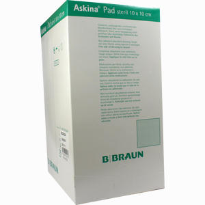 Askina Pad 10x10cm Nichthaft Wundauflage Steril 100 Stück - ab 51,71 €