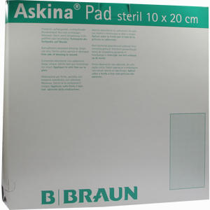 Askina Pad 20x10cm Nicht- Haftende Wundauflage Steril 100 Stück - ab 110,30 €