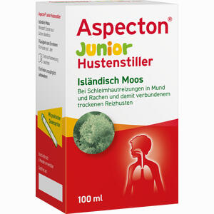 Aspecton Junior Hustenstiller Isländisch Moos Saft 100 ml - ab 6,61 €