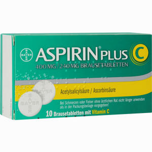 Aspirin Plus C Brausetabletten 10 Stück - ab 4,49 €