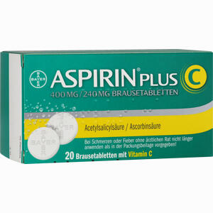 Aspirin Plus C Brausetabletten 20 Stück - ab 7,80 €