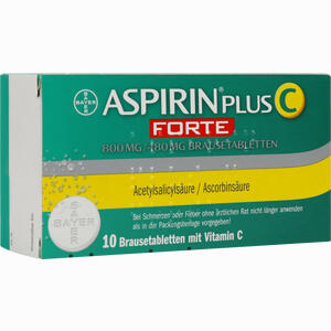 Aspirin Plus C Forte 800mg/480 Mg Brausetabletten  10 Stück - ab 5,59 €