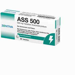 Ass 500 Tabletten 30 Stück - ab 0,00 €