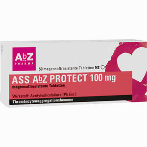 Ass Abz Protect 100 Mg Magensaftresistente Tabletten  50 Stück