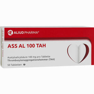 Ass Al 100 Tah Tabletten 50 Stück - ab 0,70 €