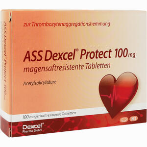 Ass Dexcel Protect 100mg Tabletten 100 Stück - ab 1,69 €