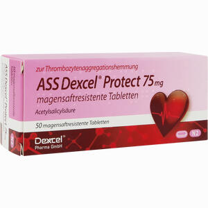 Ass Dexcel Protect 75mg Tabletten 50 Stück - ab 0,00 &euro;