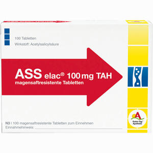 Ass- Elac 100 Mg Tah Tabletten 100 Stück - ab 0,00 &euro;
