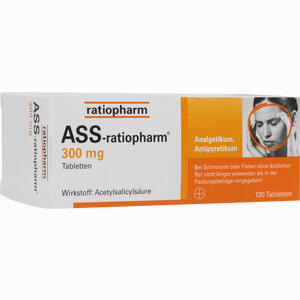 Abbildung von Ass- Ratiopharm 300 Mg Tabletten 100 Stück