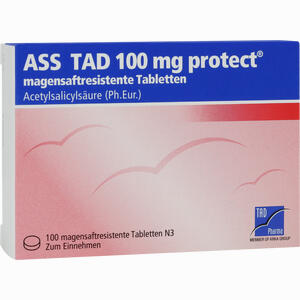Abbildung von Ass Tad 100mg Protect 100 Stück