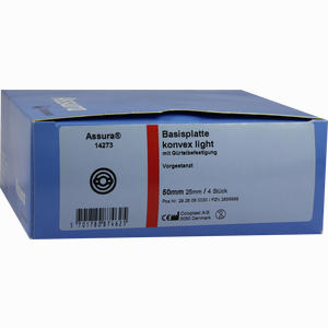 Assura Basispl. Konvex Light Vorgest. 25mm Rr 50mm Bpl 4 Stück - ab 48,72 €