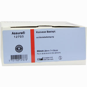 Assura Konvexe Basisplatten 28mm Rastringgr. 50mm Bpl 4 Stück - ab 44,55 &euro;