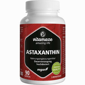 Astaxanthin 4 Mg Vegan Vitamaze Kapseln 90 Stück - ab 19,68 &euro;