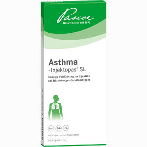 Asthma- Injektopas Sl Ampullen 10 x 2 ml - ab 11,69 &euro;