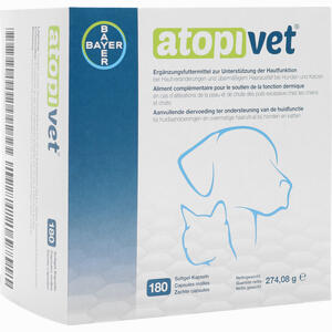 Atopivet Softgel- Kapseln für Hunde und Katzen  180 Stück - ab 0,00 &euro;
