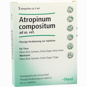 Atropin Compositum Ad Us. Vet. Ampullen  5 Stück - ab 12,94 €