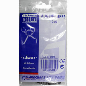 Augenklappe Schwarz mit Band 1 Stück - ab 0,84 €