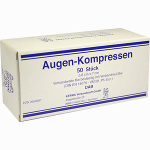 Augenkompress 5. 8x7cm Unst 50 Stück - ab 9,98 €