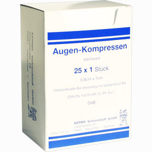 Augenkompressen 5. 8x7 Ster 25 Stück - ab 22,36 €