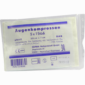 Augenkompressen 5,8x7cm Steril  5 Stück - ab 4,73 €