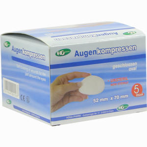 Augenkompressen Geschlossen 52mmx70mm  5 Stück - ab 6,33 €