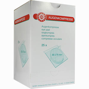 Augenkompressen55x70mm Ste 25 Stück - ab 9,68 €