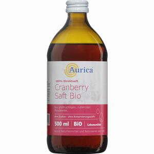 Aurica Cranberry 100% Direktsaft Bio  500 ml - ab 0,00 €
