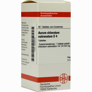 Aurum Chloratum Natron D4 Tabletten 80 Stück - ab 9,54 €