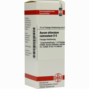 Aurum Chloratum Natron D6 Dilution 20 ml - ab 0,00 €