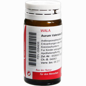 Aurum Valeriana Globuli Velati  20 g - ab 7,56 €