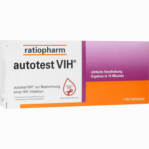 Autotest Vih Hiv- Selbsttest Ratiopharm  1 Stück - ab 17,20 €