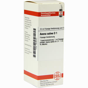 Avena Sativa D 1 Dilution 20 ml - ab 8,88 €
