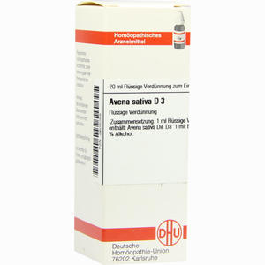 Avena Sativa D3 Dilution 20 ml - ab 9,44 €