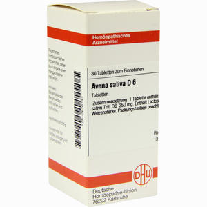 Avena Sativa D6 Tabletten 80 Stück - ab 9,31 €
