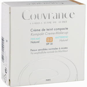 Avene Couvrance Kompakt Creme- Make- Up Mattierend Naturel 02  10 g - ab 0,00 €