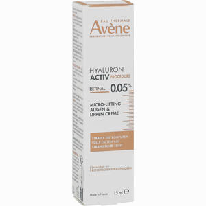 Avene Hyaluron Activ Procedure Augen- Lippen Creme 15 ml - ab 31,45 &euro;